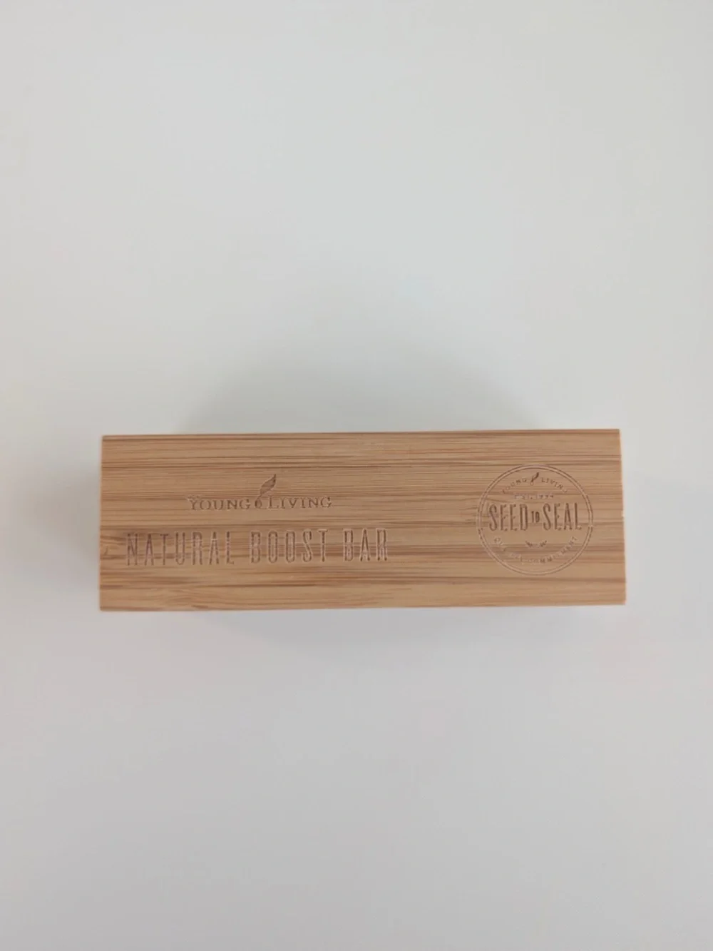 Young Living Bamboo Holder Natural Boost Bar Holds 3 bottles 5 ml New